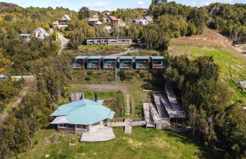 Lodge en el Lago Huillinco