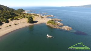 Isla Laitec 14.93 Hectareas, borde mar.